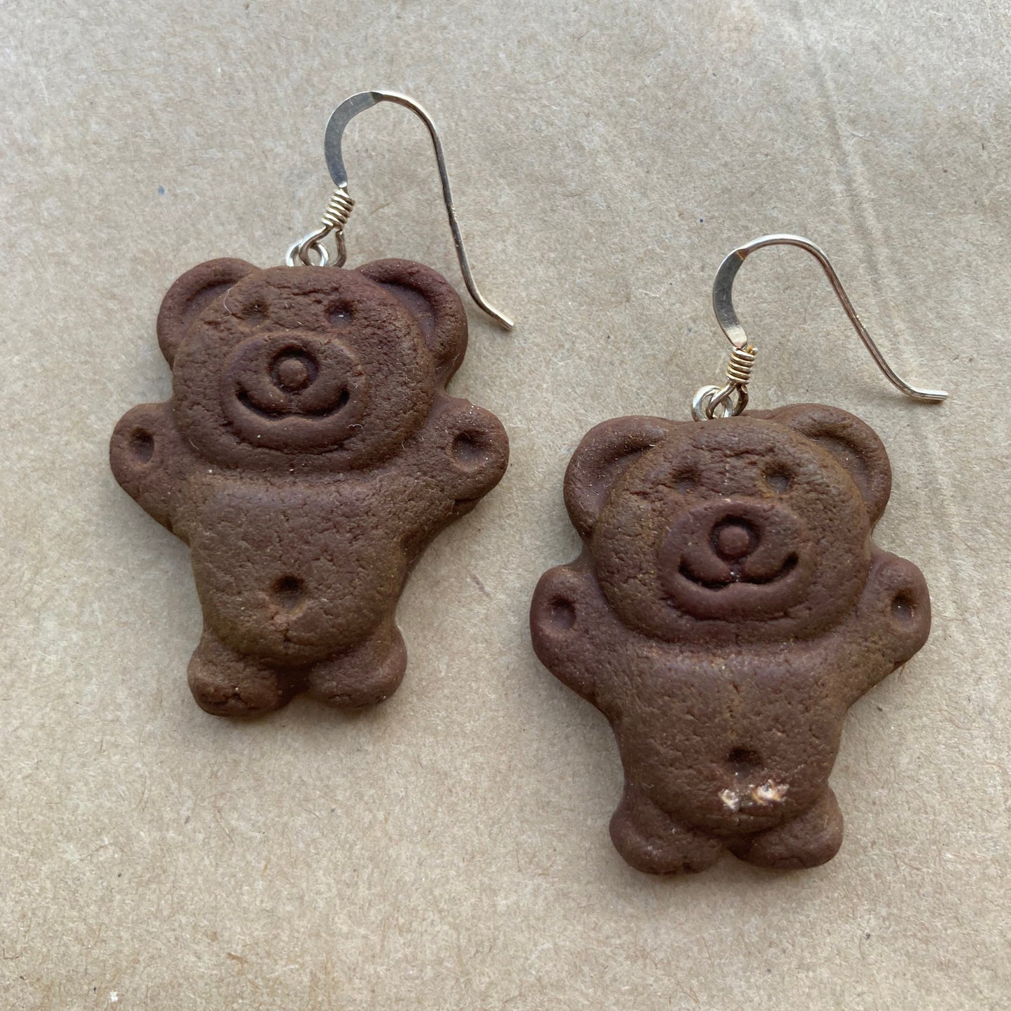 Chocolate Tiny Teddy Dangles - slightly marked