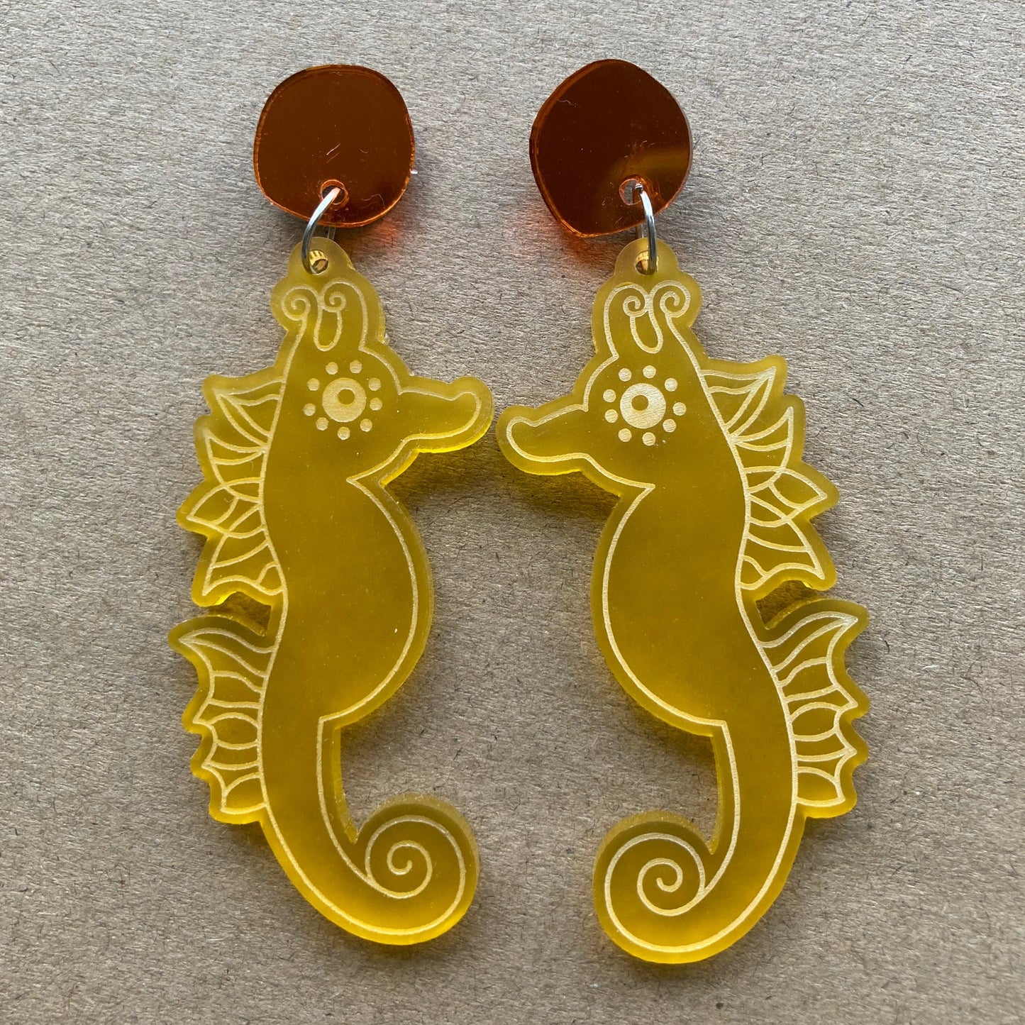 Seahorse earrings