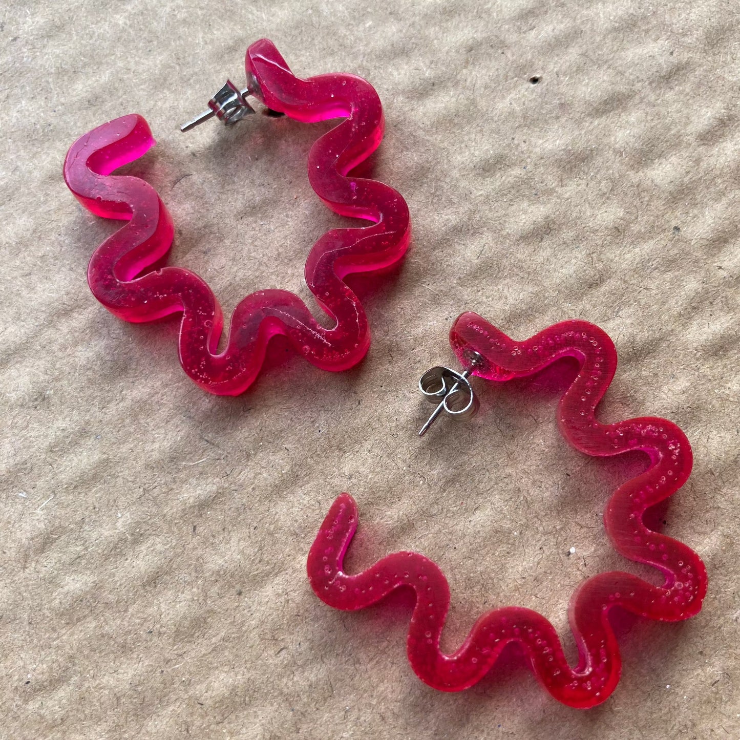Cherry Pink Ramen Hoops