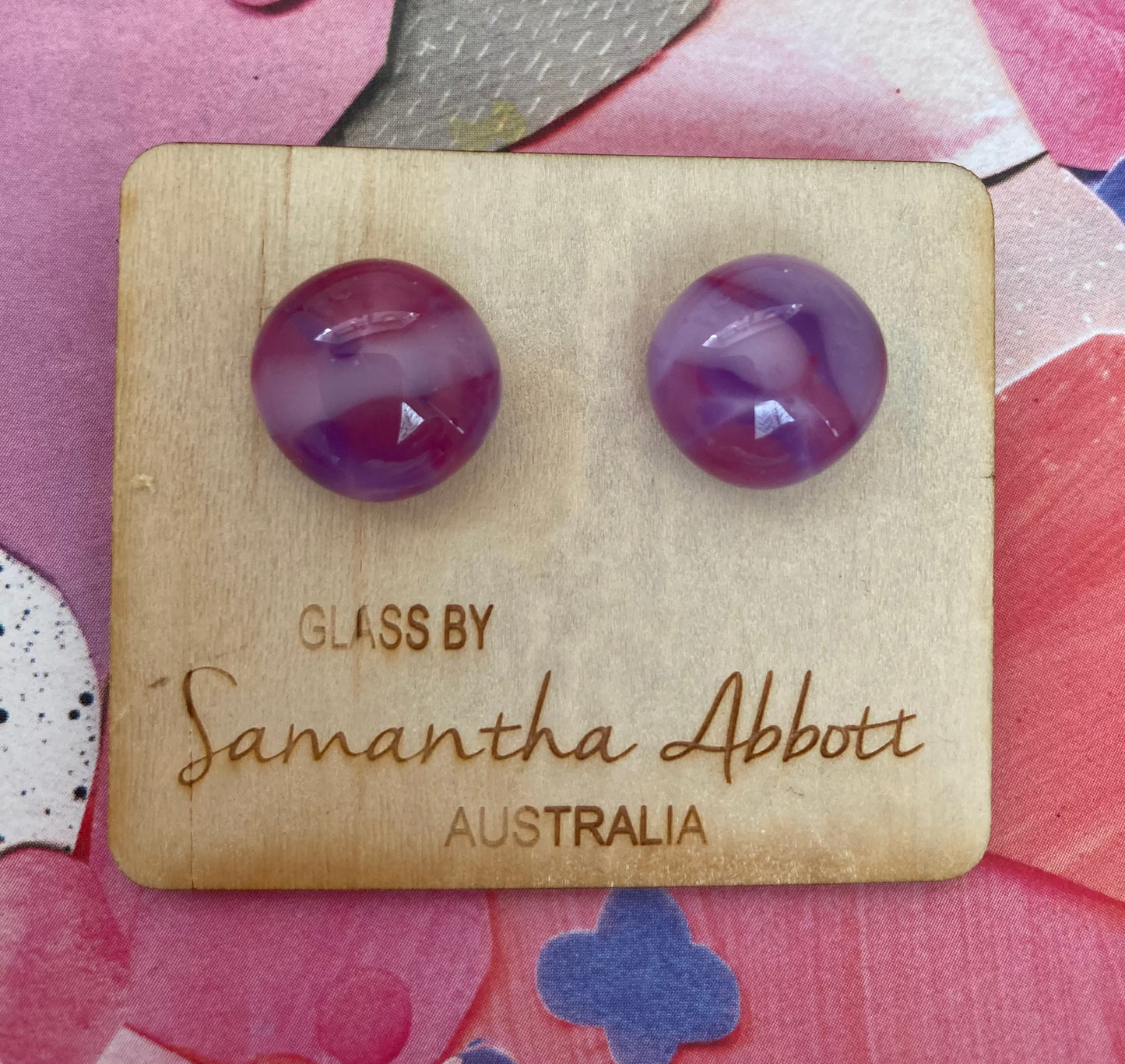 Purple sky studs