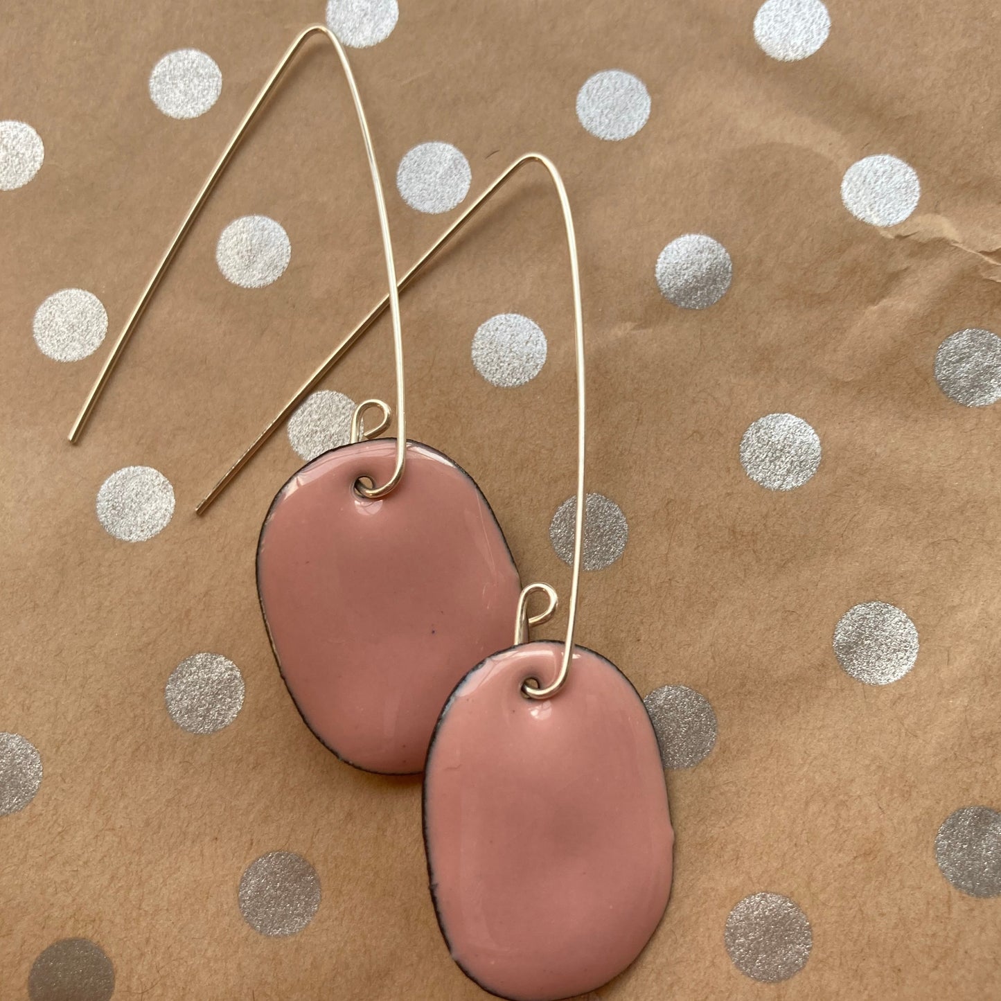Pink Enamel Drops