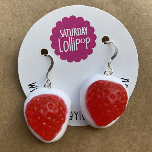 Strawberry and Cream Lolly Dangles