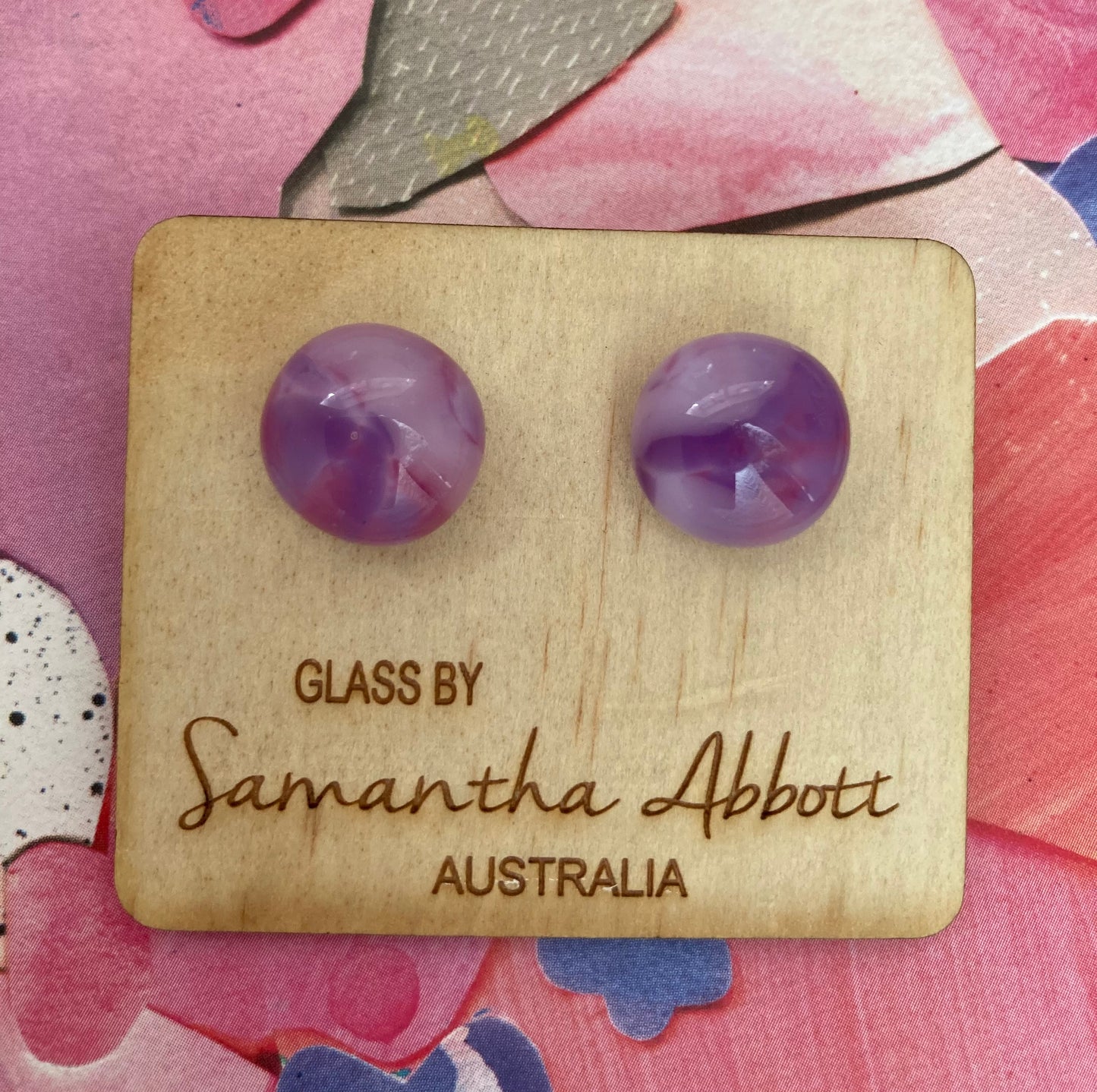 Purple sky studs