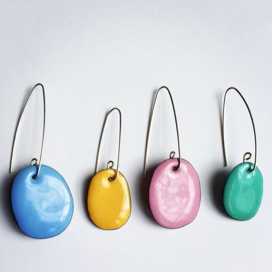 Pink Enamel Drops