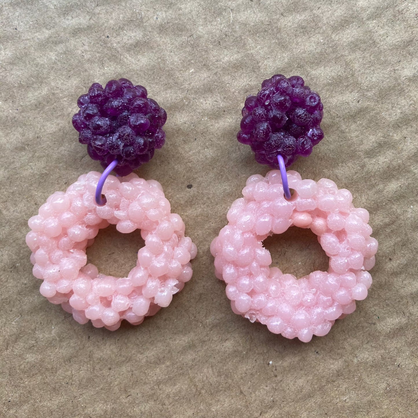 Grape and Lilac - Nerds Dangles