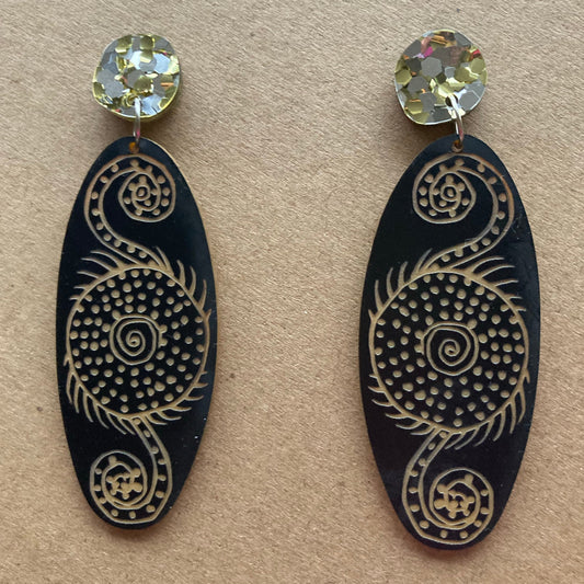 Jiidid (Whirlpool) earrings