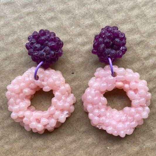 Grape and Lilac - Nerds Dangles