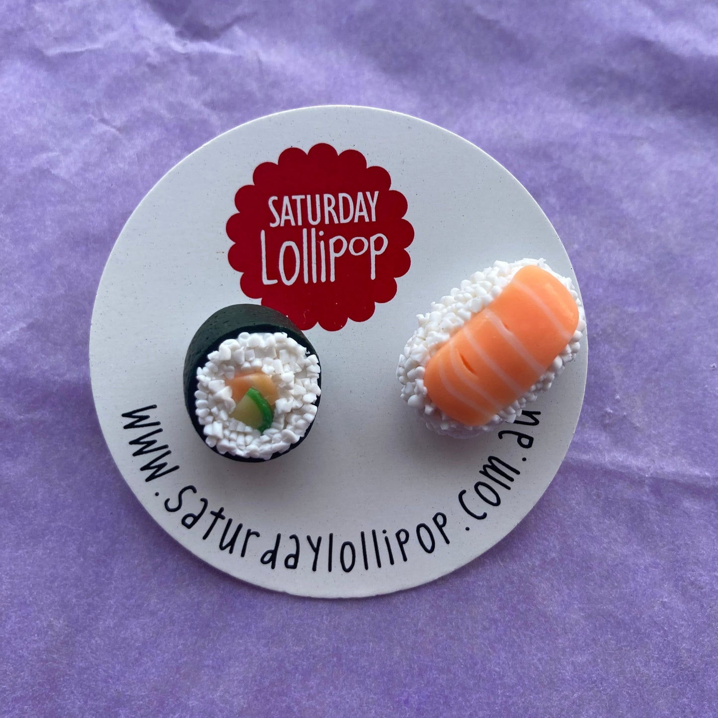 Sushi Earrings