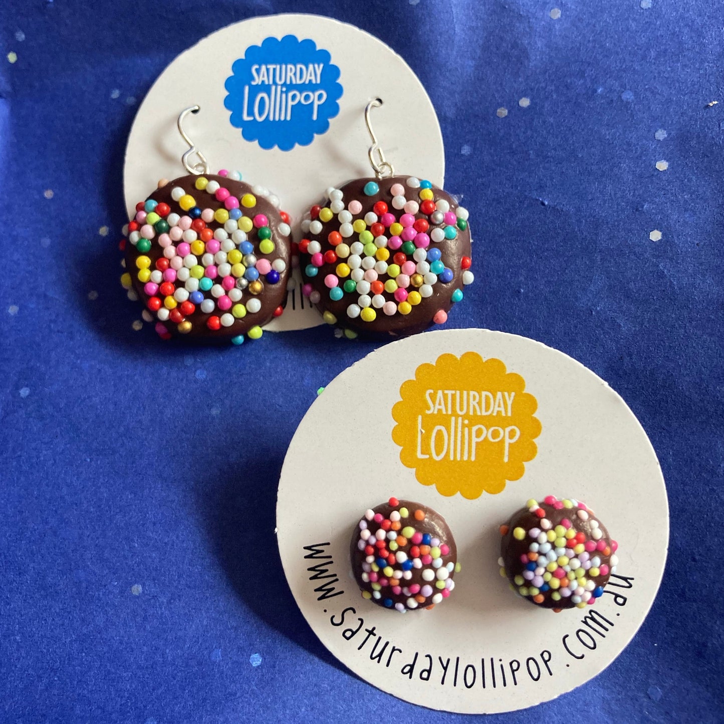 Chocolate Freckle Earrings