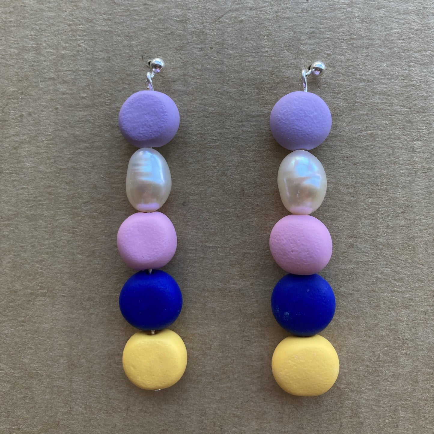 Setagaya Beaded Pearl Drop Earrings