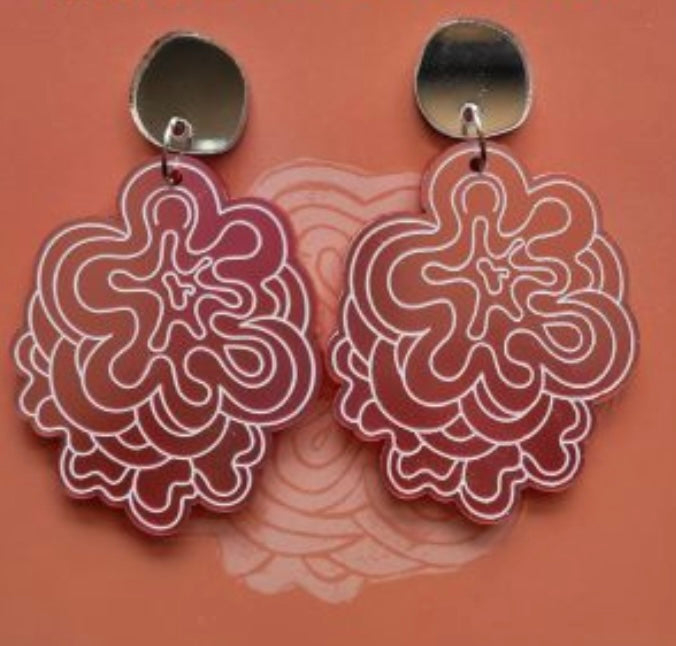 Gidigidi (coral) earrings