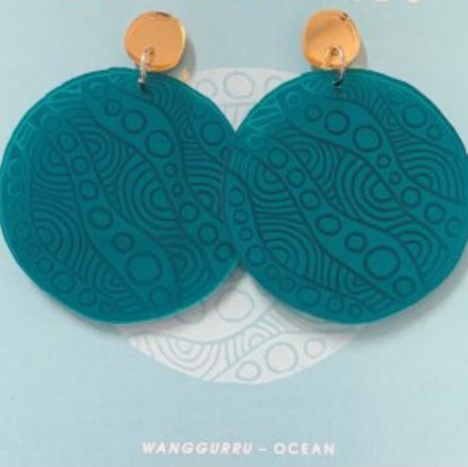 ‘Wanggurru’ – Ocean earrings