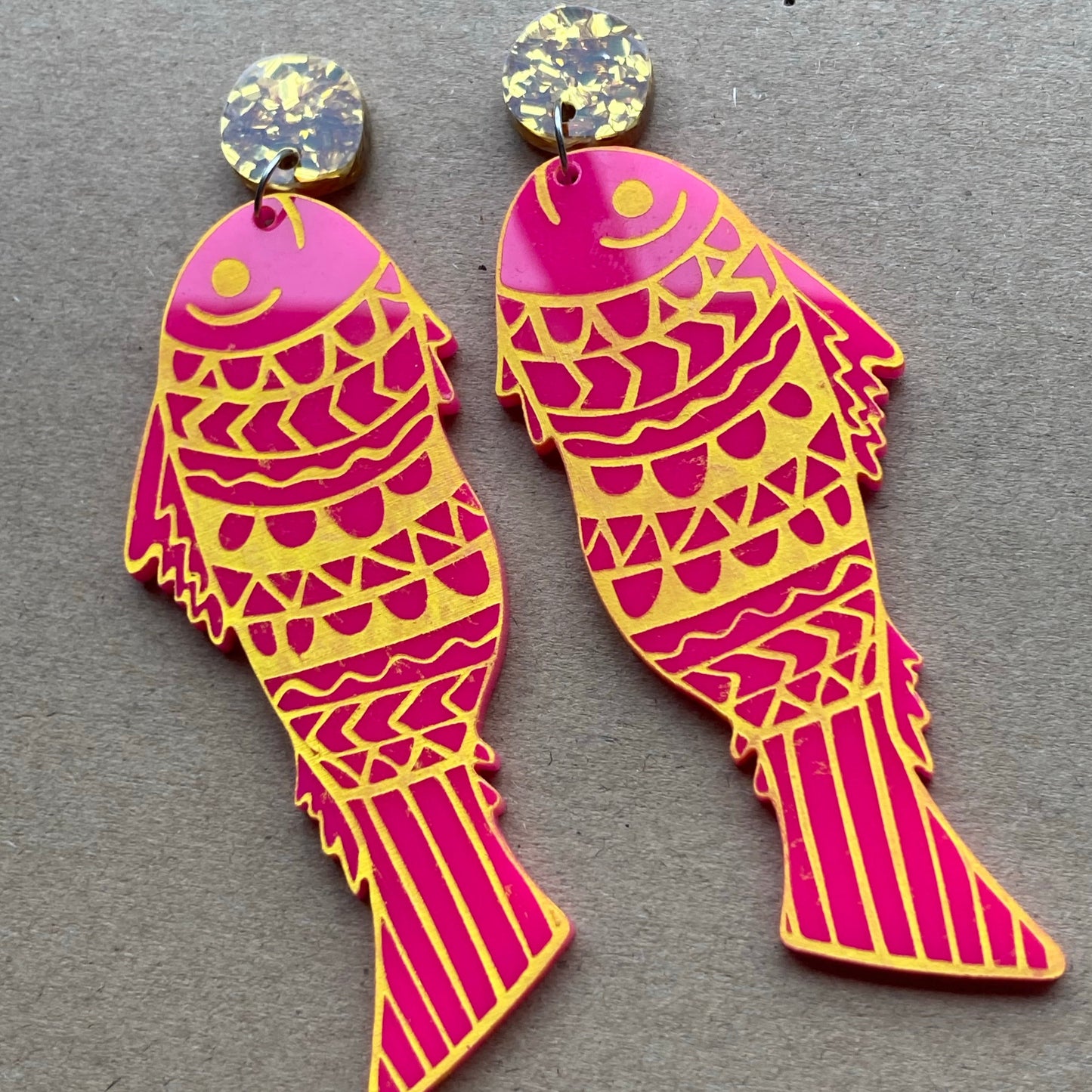 Yingarliwa (blue bone) earrings