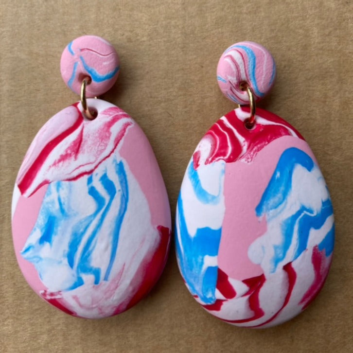 Sakura 2-Part Drop Earrings